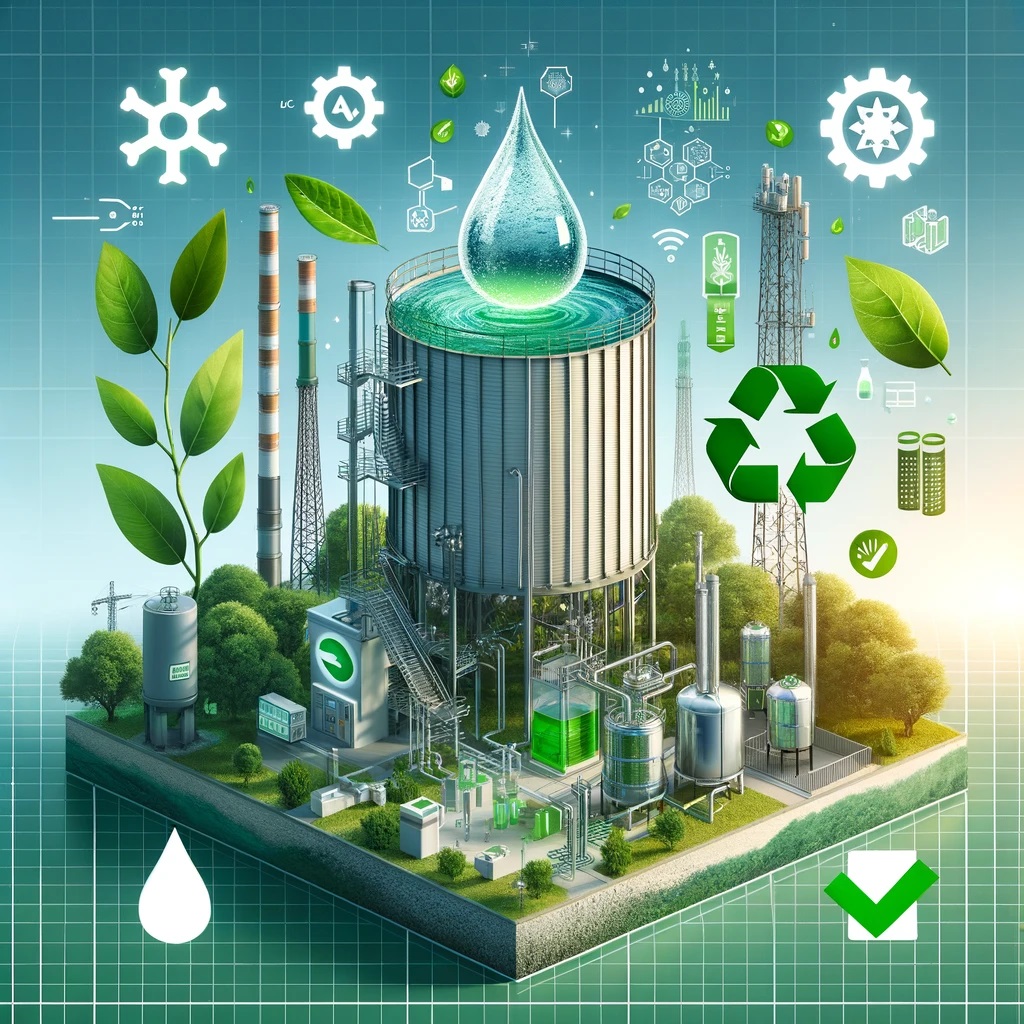 Ökologische Lösung für Kühltürme - BALS Liquid System® Cool, bestätigt durch Dr. Manfred Klades Studie, für einen chemiefreien und nachhaltigen Wasseraufbereitungsansatz. Nachhaltige Kühlturm-Wasseraufbereitung ohne Chemikalien mit dem BALS Liquid System® Cool, unterstützt durch die Studie von Dr. Manfred Klade, symbolisiert durch grüne Nachhaltigkeitssymbole.